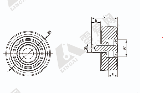 Plastic Feet Pad SF111